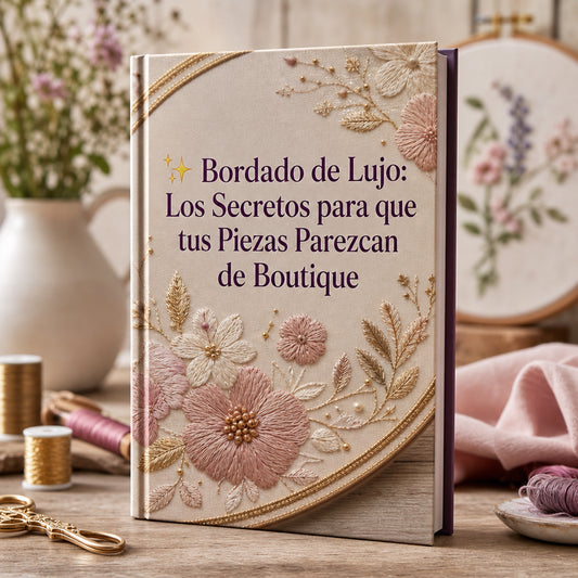 ✨ Bordado de Lujo: Los Secretos para que tus Piezas Parezcan de Boutique
